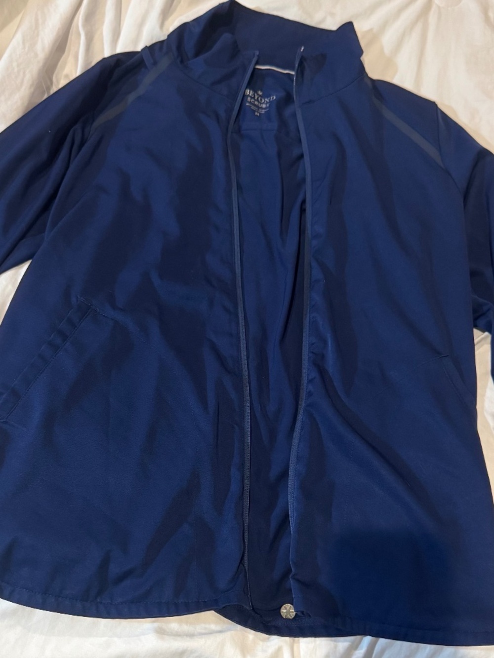 Beyond scrubs navy jacket